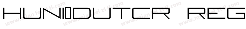 Huni_Dutcr Regular字体转换